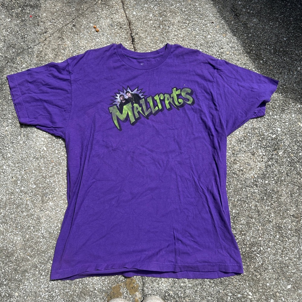 Mallrats Jay and Silent Bob Graphic T-Shirt Purple Ripple Junction XL